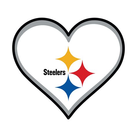 Heart Svg Pittsburgh Steelers Svg Pittsburgh Steelers Png Inspire Uplift