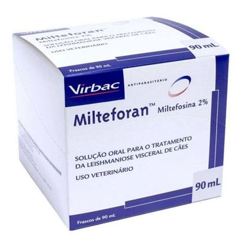 Leishmaniose Tem Tratamento Milteforan Virbac Produto Original