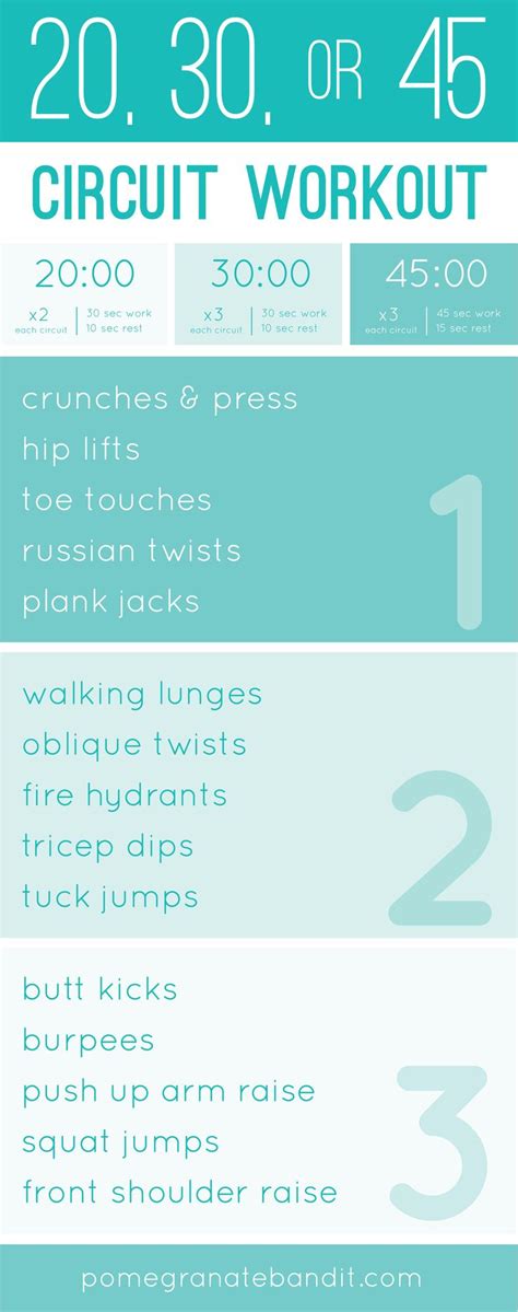 Workout Wednesday 20 30 Or 45 Minute Circuit Workout Circuit Workout 45 Minute Workout