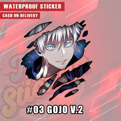 Jujutsu Kaisen Scratch Anime Waterproof Sticker Shopee Philippines