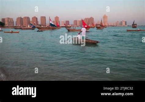 Katara12th Traditional Dhow Festival In Doha Qatar Afternoon Shot