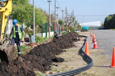 Comenzó la instalación de la fibra óptica y llevará todo el año de