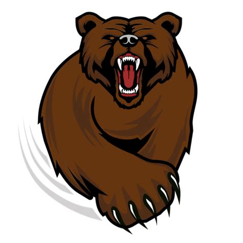 Grizzly Bear Paw Logo