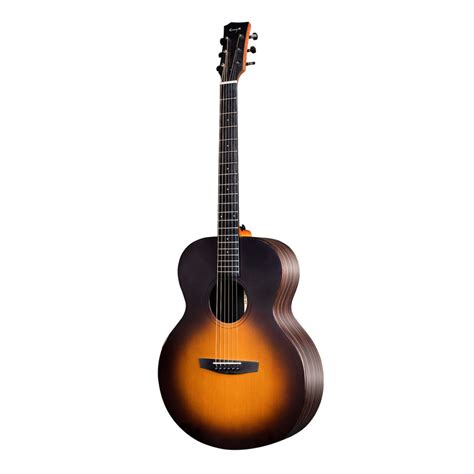 Enya EA-X1 Pro Vintage Sunburst Acoustic Guitar - Red Chilli Audio