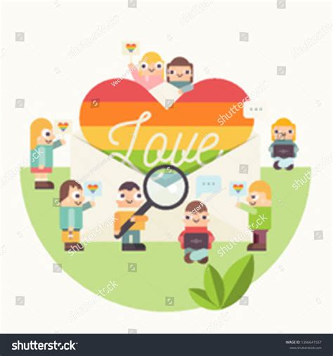 Lgbt People Community Poster Lgbtq Group Vector De Stock Libre De