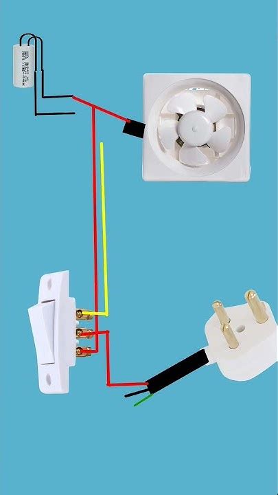 Exhaust Fan Connection Fan Wiring Connectionshorts Electrical Wiring Youtube