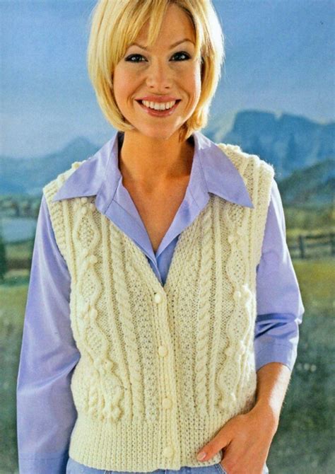 Snood Knitting Pattern Aran Knitting Patterns Knit Vest Pattern Free