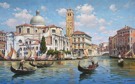 Venice paintings for sale, Venice oil painting gallery | [sterkhov.com]