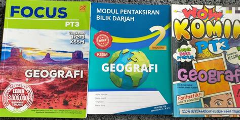 Geografi Tingkatan 1 2 3 Buku Rujukan Buku Aktiviti PT3 Hobbies