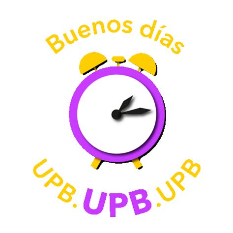 Alarma Despertador Sticker By Universidad Pontificia Bolivariana For