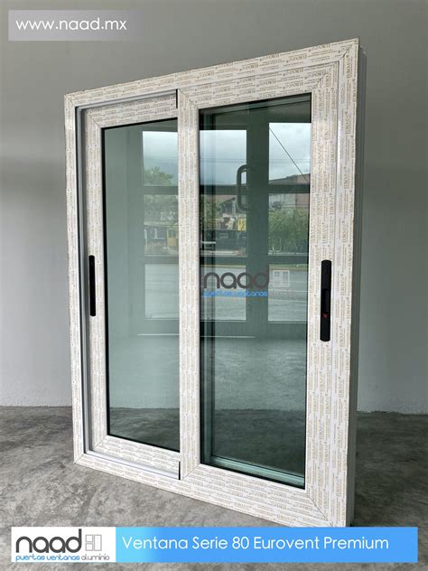 Ventana Corrediza De Aluminio Serie 80 Naad