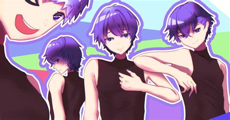 Vocaloid Kaito ×4 ねおんくらっかーのイラスト Pixiv