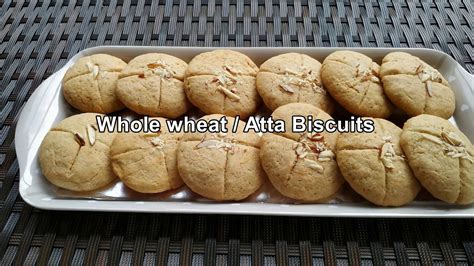 Atta Biscuits Whole Wheat Biscuits Recipe I How To Make Wheat