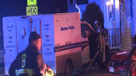 2 Officers Hospitalized After Boston Police Van Involved In Multi