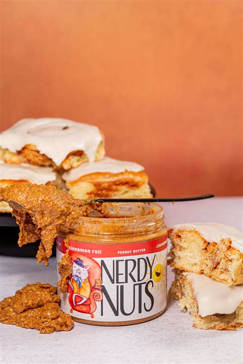 Cinnamon Roll Peanut Butter Nerdy Nuts