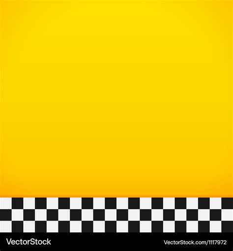 Taxi Checkerboard Pattern Royalty Free Vector Image