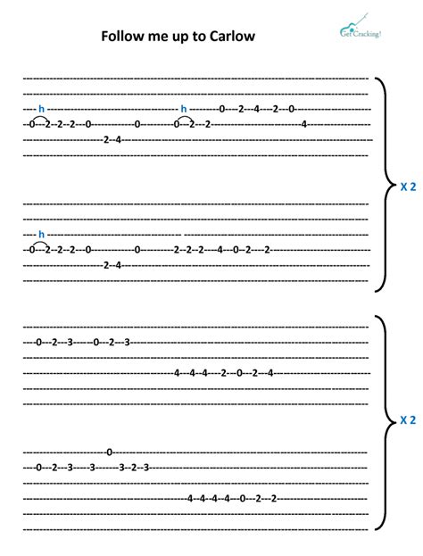 The Rattlin Bog Tabs Song Version 1 Getcrackingguitar