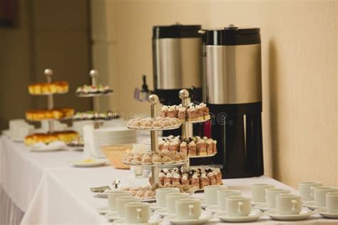 Coffee Break At Conference Meeting Stock Photo Image Of Banquet