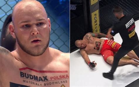 PRIME MMA 5 Kacper Miklasz znokautował Huntera Rywal długo się nie