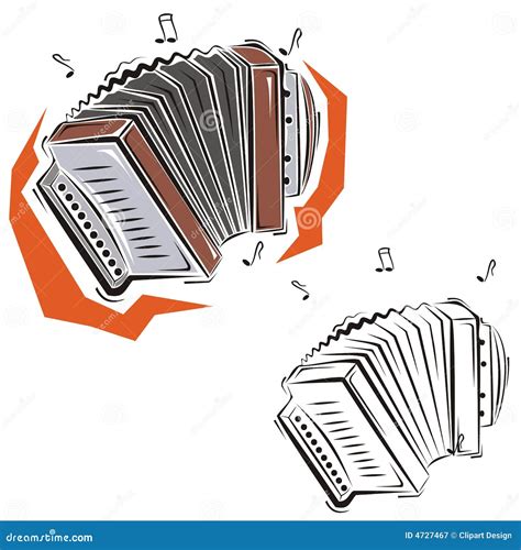 Cajun Accordion Clipart