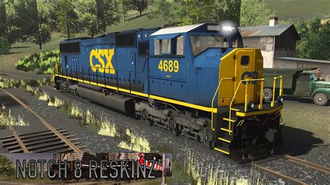 Trainz Simulator 2019 Notch 8 Reskinz Add On Csx Sd70m 4689