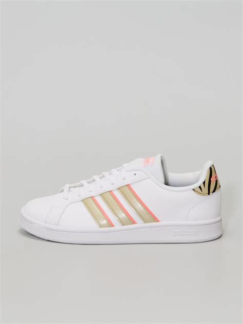 Baskets Adidas Grand Court Base Blanc Kiabi