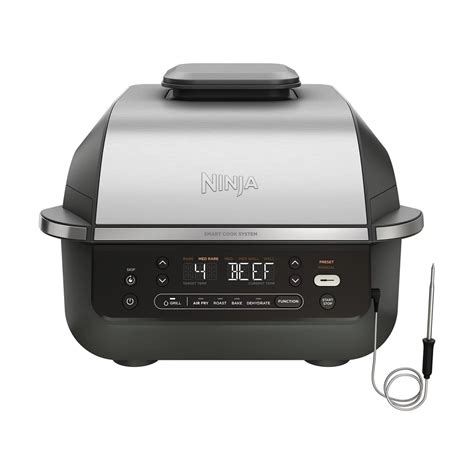 Ninja Foodi Smart 5 In 1 Indoor Grill And Air Fryer With Built In Thermometer