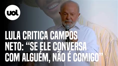 Lula diz que os juros ainda estão altos e volta a criticar Campos Neto