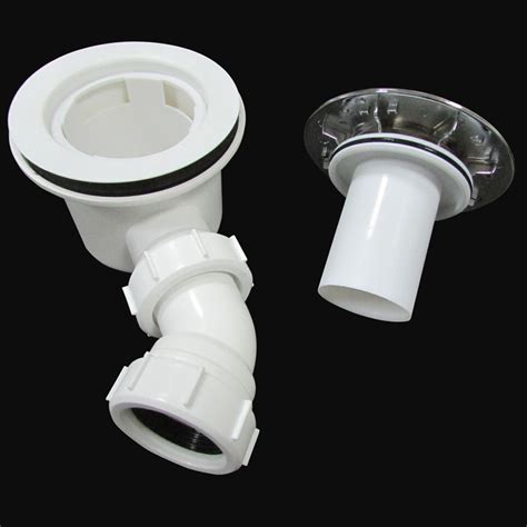 New Bathroom Mm High Fast Flow Waste Trap For Shower Enclosure Tray B