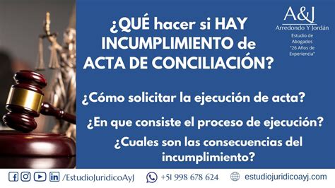 Consecuencias Legales Del Incumplimiento En Conciliaci N Judicial En