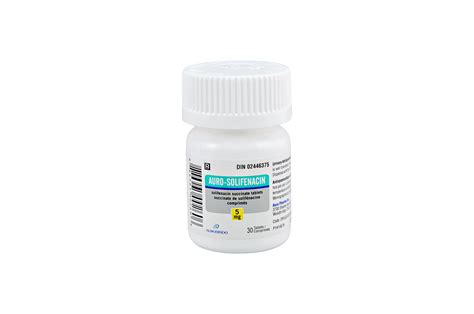 Auro Solifenacin 5mg Tab 30 Btl Auro Pharma Canada