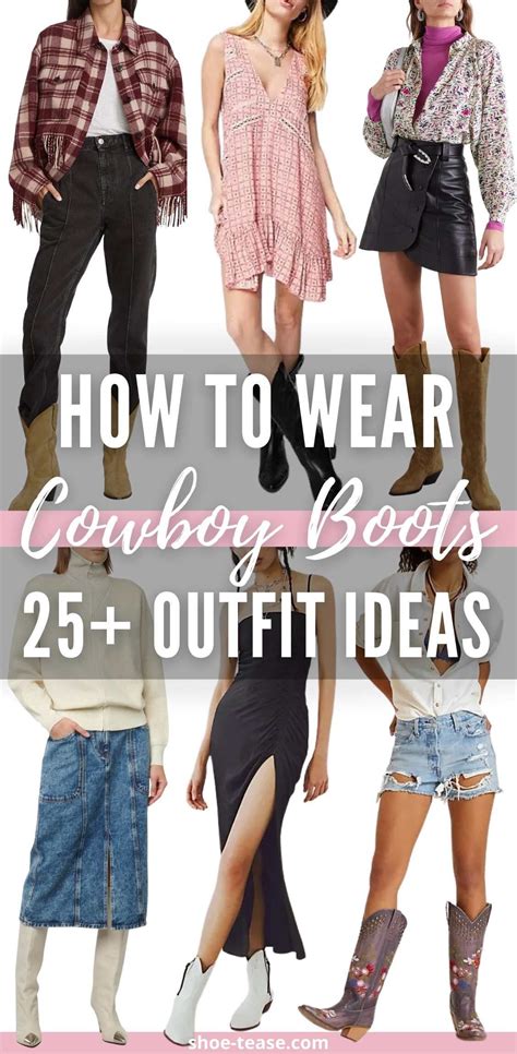 How to Wear Cowboy Boots Outfits in 2024 - 25+ Chic Women's Outfits | Cowboy outfits for women ...