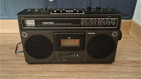 Testing Vintage Toshiba Rt 8210s Radio Cassette Recorder Youtube