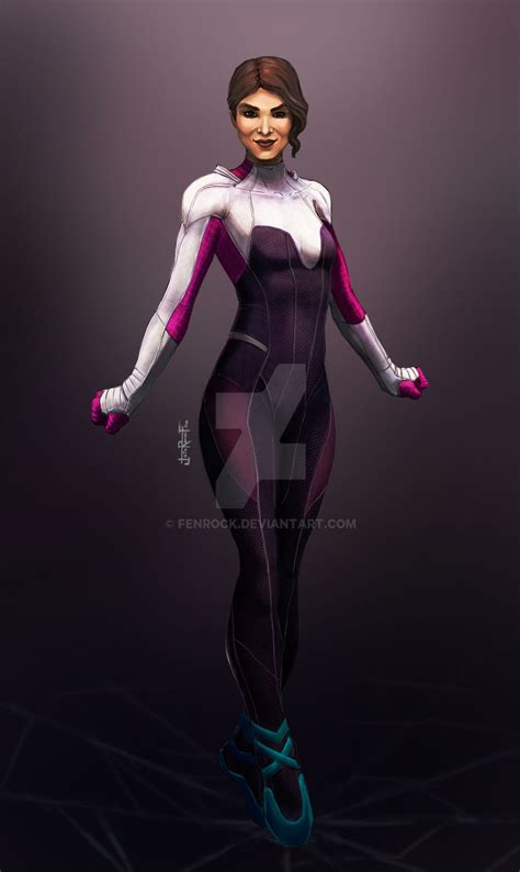 Spider Gwen Hailee Steinfeld By Fenrock On Deviantart