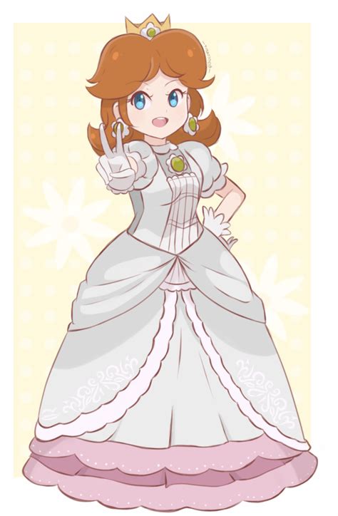 Princess Daisy V Taunt White Dress By Chocomiru02 On Deviantart