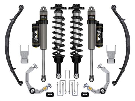 Icon 2021 2023 Ford F 150 Tremor 25 3 Lift Stage 2 Suspension System Billet Uca W Leaf