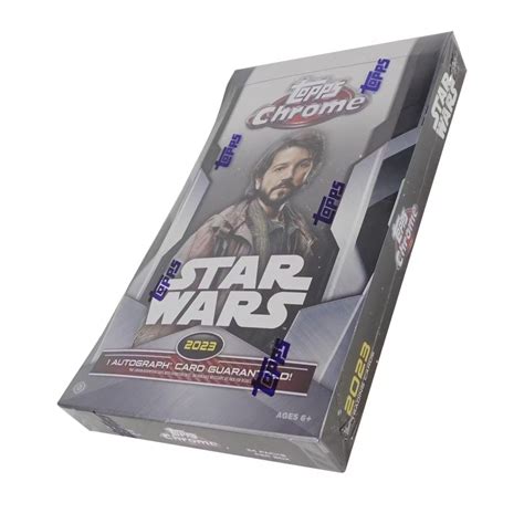 Topps Star Wars 2023 Chrome Hobby Box Collect Edition