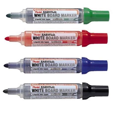 Pentel Easyflo Whiteboard Marker Refillable Bullet Point Shopee Singapore