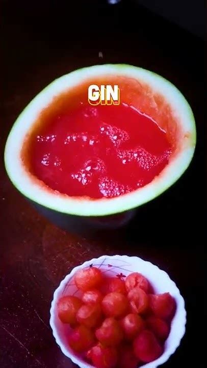 Watermelon Gin Blow🍉 1 Minute Cocktails Cocktail Gin Cocktails🍸