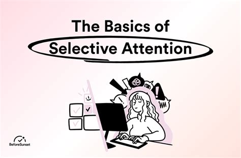 The Basics Of Selective Attention Task Visual And Auditory Attention