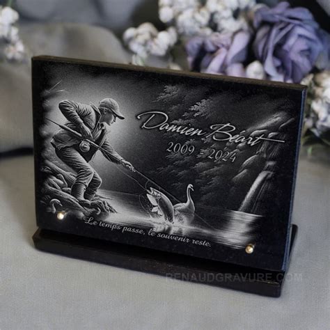 Plaque Fun Raire Personnalis E Grav E Par Un Artiste Graveur