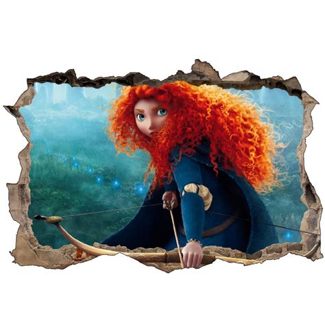 Stickers D Rebelle Princesse Merida R F Stickers Muraux Enfant