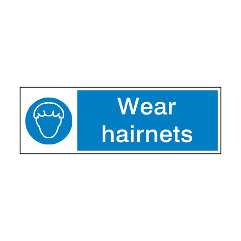 Wear Hairnets Hygiene Sign Pvc Safety Signs