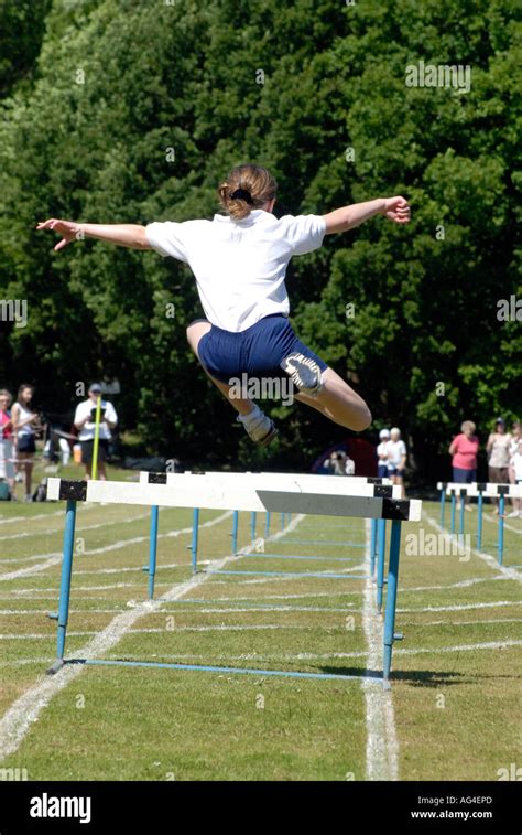 Children Competing School Sports Day Claremont Independent School