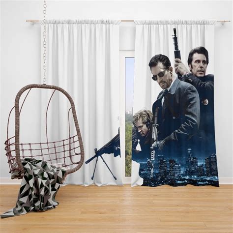 Heat Movie Val Kilmer Robert De Niro Window Curtain