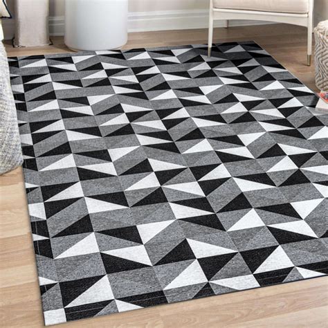 Tapete em Tecido Jacquard Látex 1 35 m x 2 50 m Dallas Preto