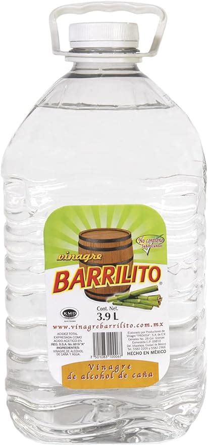 Barrilito Vinagre Blanco Alcohol Ca A Mililitros Amazon Mx