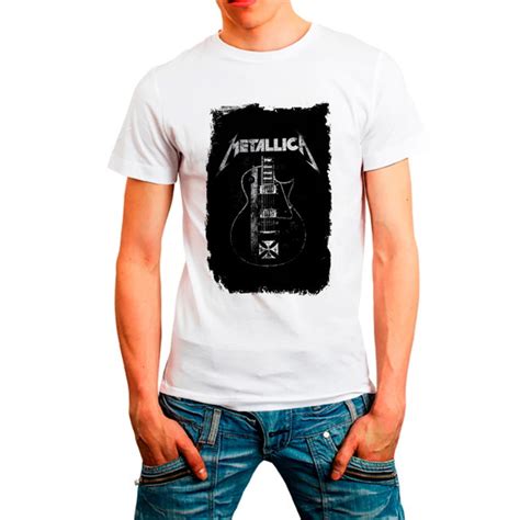 Camiseta Banda De Rock Metallica James Hetfield Masculina20