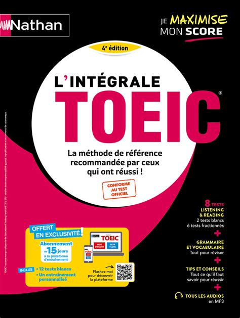 L intégrale TOEIC La méthode de référence pour réussir le TOEIC