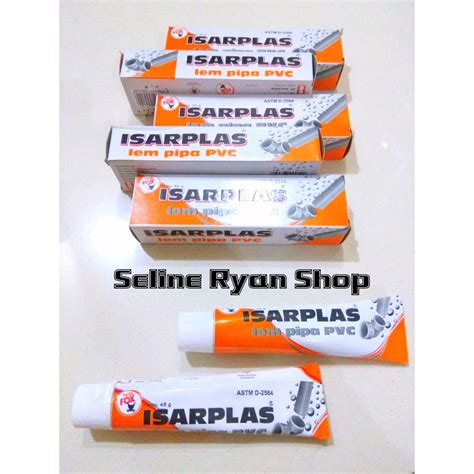 Jual Lem Pipa Lem PVC ISARPLAS Tube 40gr Shopee Indonesia